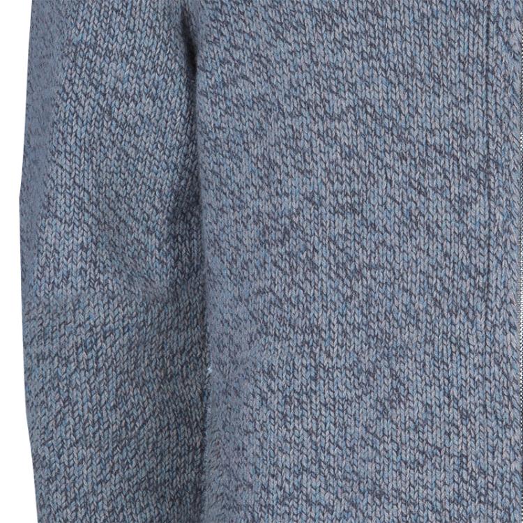 Pre Owned Loro Piana Men's Grey Baby Cashmere Bomber Cardigan L