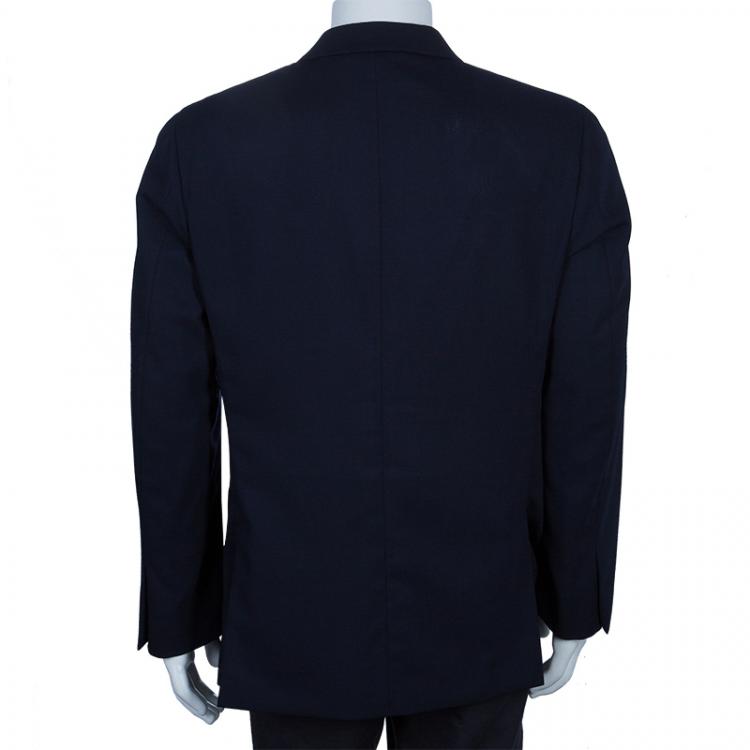 Pre Owned Loro Piana Navy Blue Voyager Jacket M