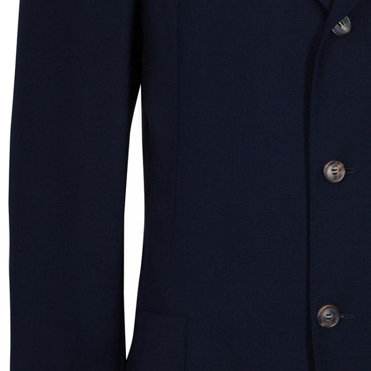 Pre Owned Loro Piana Navy Blue Voyager Jacket M