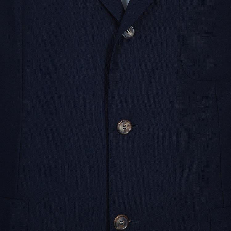 Pre Owned Loro Piana Navy Blue Voyager Jacket M