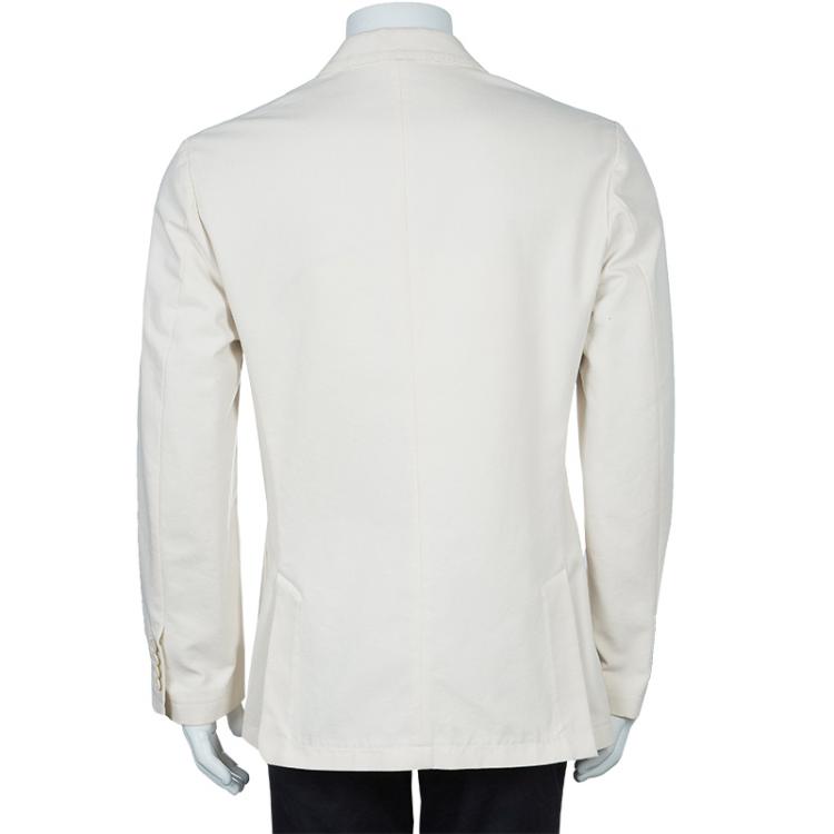 Pre Owned Loro Piana Men's Beige Cotton Blazer M