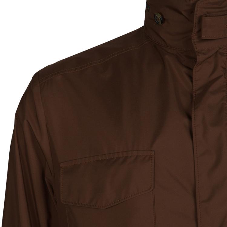 Pre Owned Loro Piana Brown Traveller Windmate Jacket M