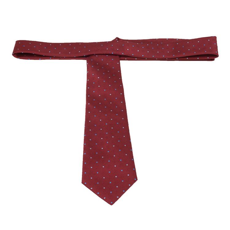 مملوكة مسبقًا Louis Vuitton Red Silk LV Circle Dots Tie