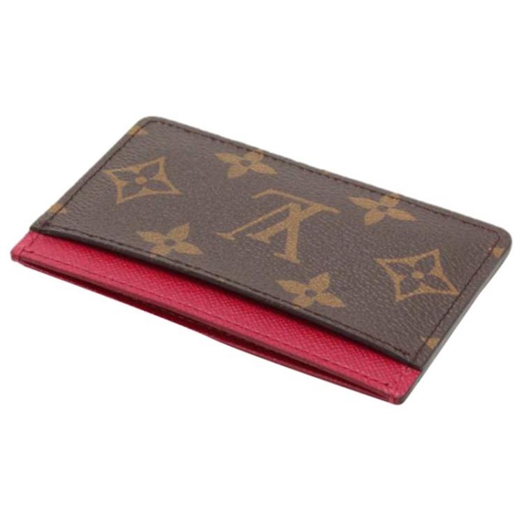 Pre Owned Louis Vuitton Monogram Canvas Card Case