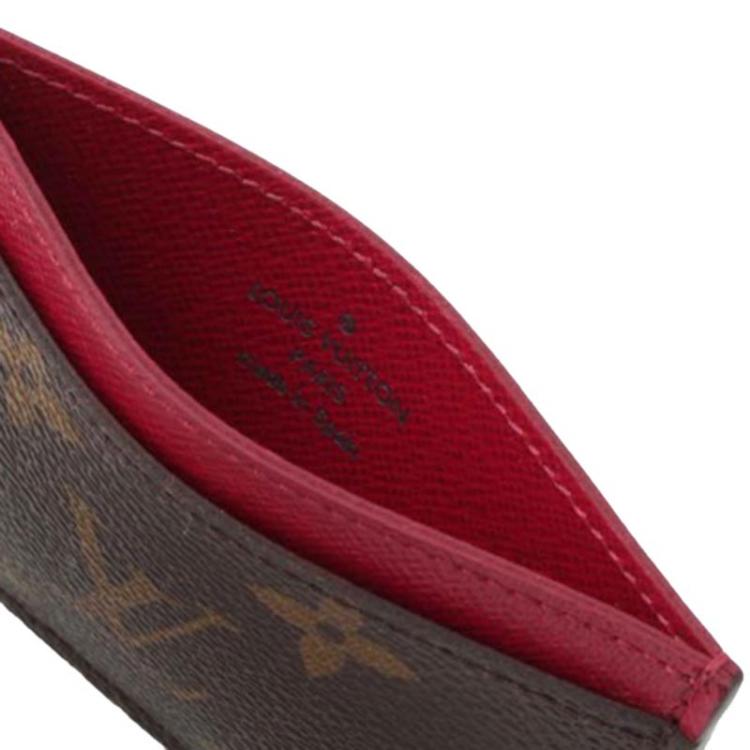 Pre Owned Louis Vuitton Monogram Canvas Card Case