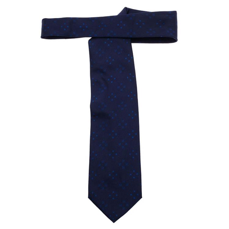 مملوكة مسبقًا Louis Vuitton Blue Tie