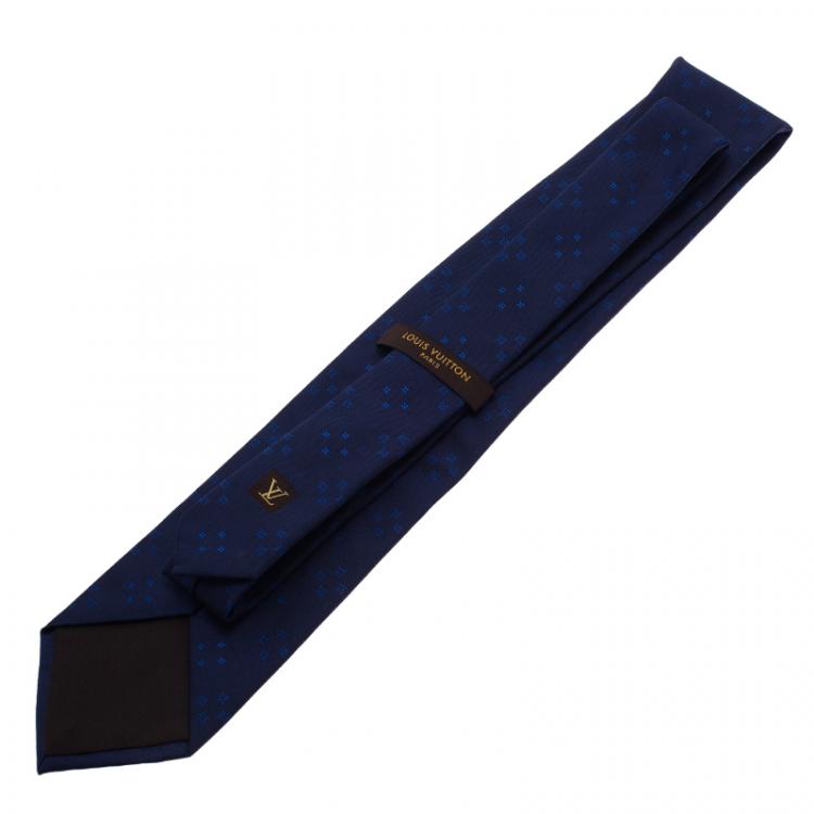مملوكة مسبقًا Louis Vuitton Blue Tie