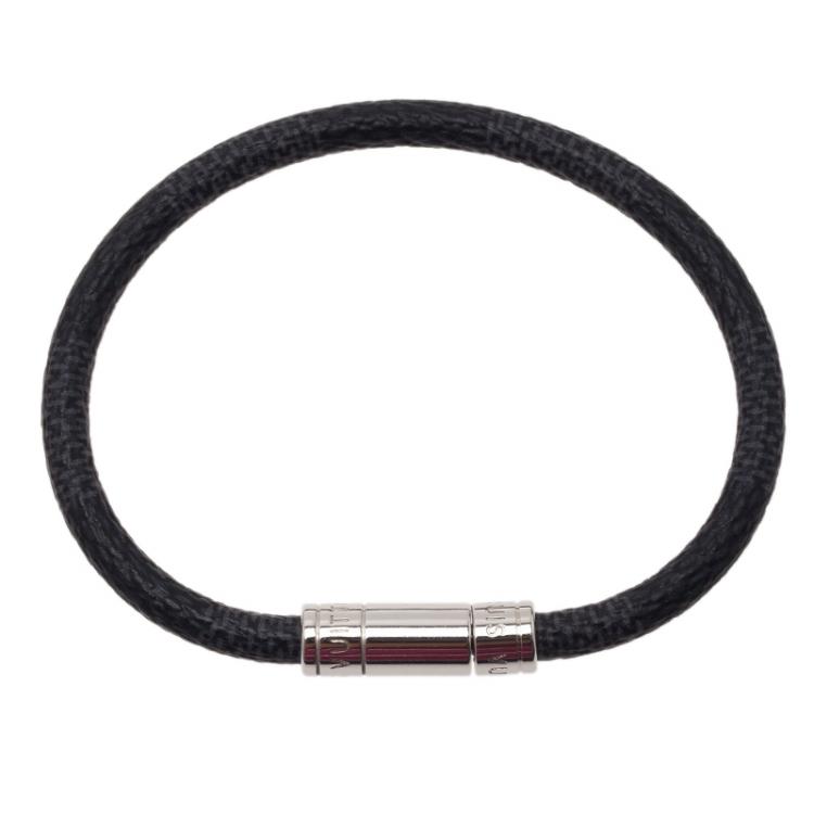 Pre Owned Louis Vuitton Mens Damier Graphite Bracelet