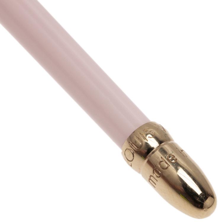 Pre Owned Louis Vuitton Pink Enamel Steel Agenda Ballpoint Pen