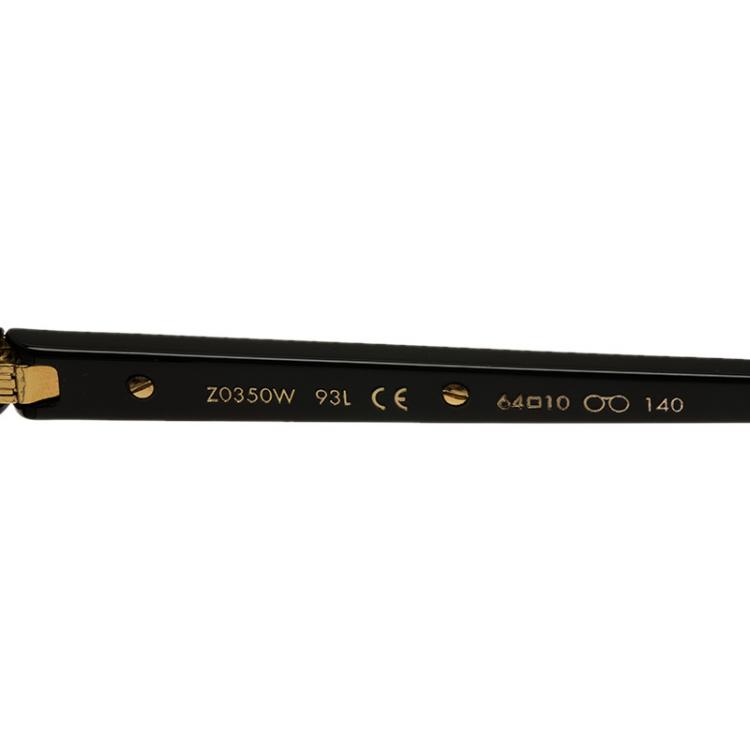 Pre Owned Louis Vuitton Black Evidence Square Sunglasses