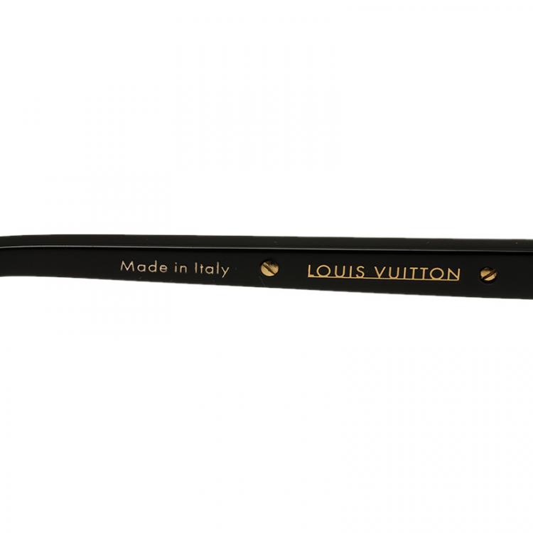 Pre Owned Louis Vuitton Black Evidence Square Sunglasses