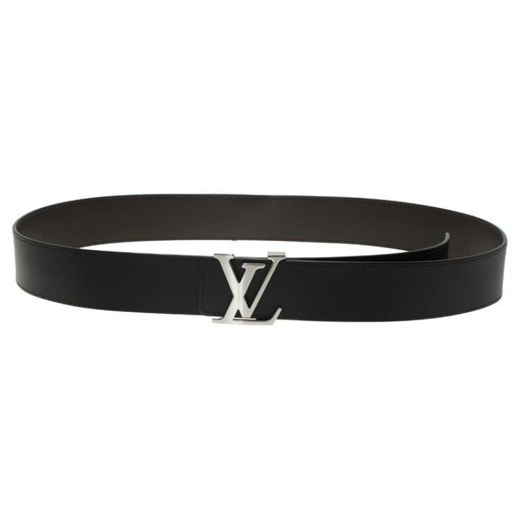 Louis Vuitton Black and Brown Leather Reversible Initials Belt Size 100 CM  Louis Vuitton | The Luxury Closet
