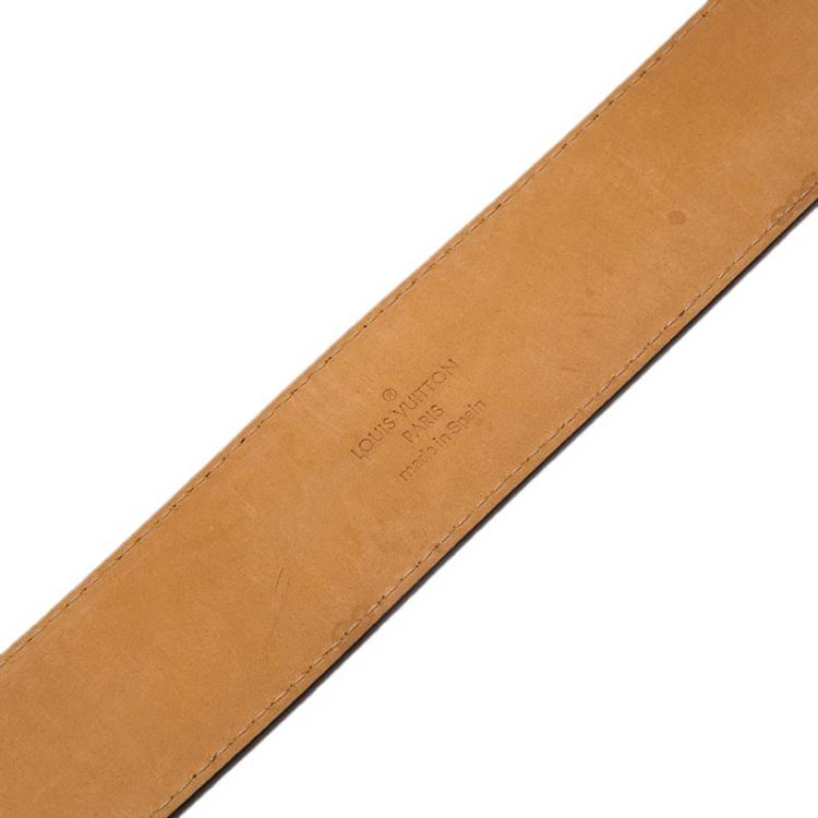 Pre Owned Louis Vuitton Monogram Canvas Initiales Belt 85 CM