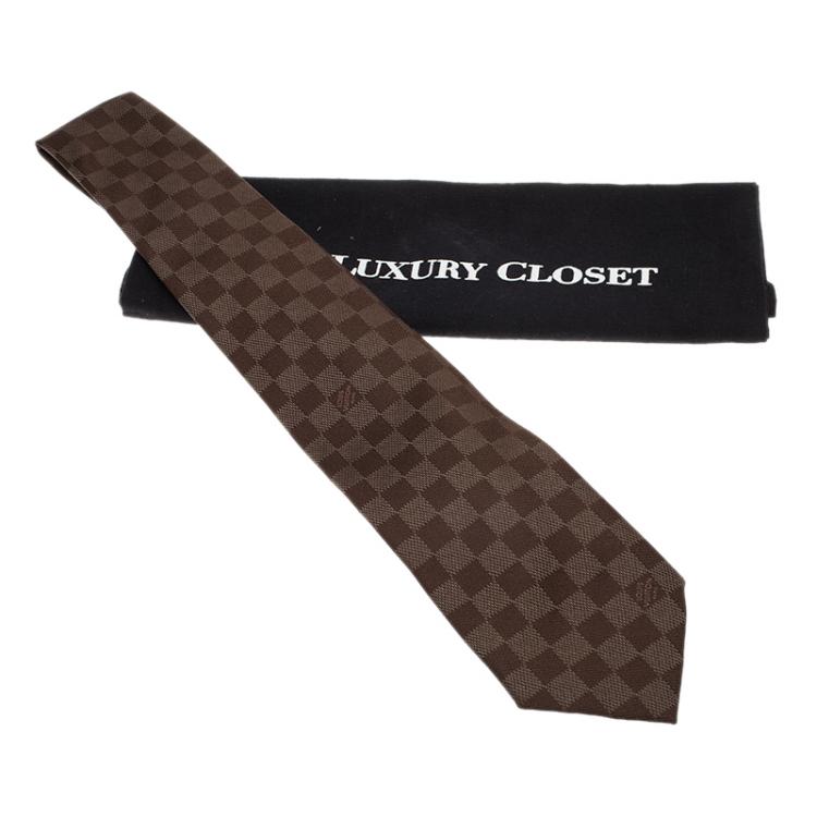 مملوكة مسبقًا Louis Vuitton Damier Ebene Classique Tie