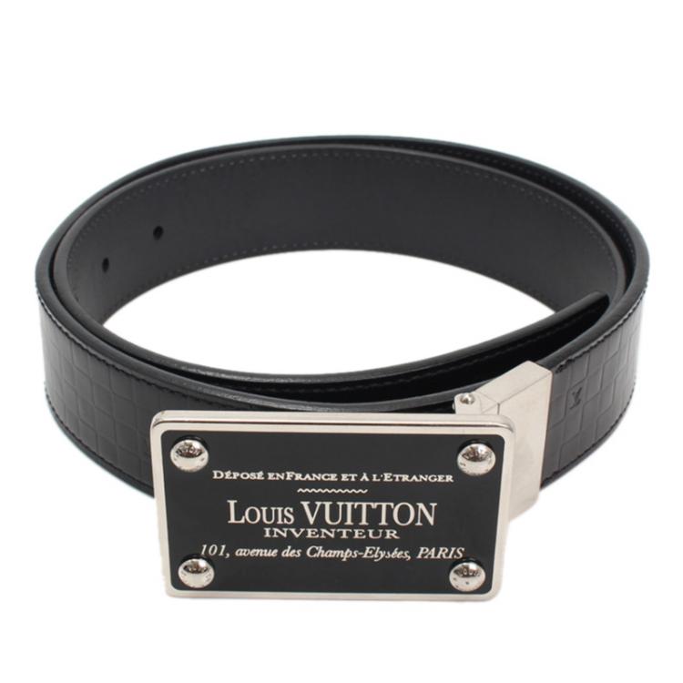 Louis Vuitton Inventeur Damier Belt  Louis vuitton, Vuitton, Mens  accessories
