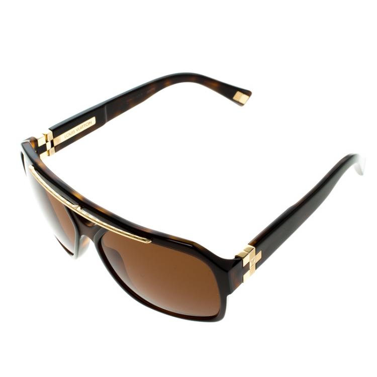 Pre Owned Louis Vuitton Brown Z0272W Damier GM Sunglasses