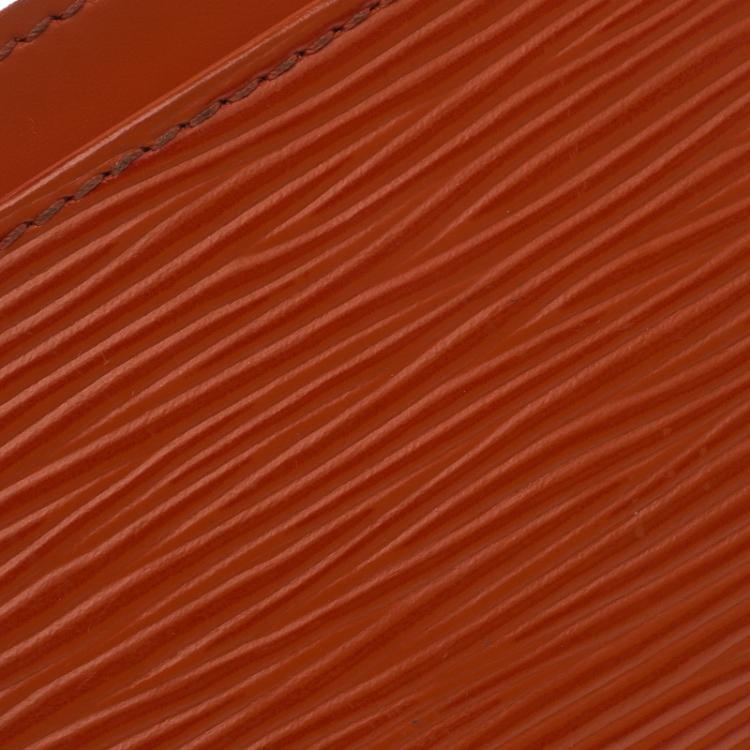 Pre Owned Louis Vuitton Piment Epi Leather Card Holder