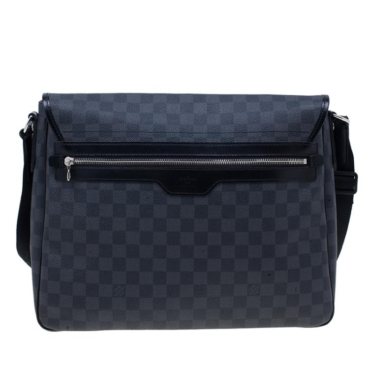 Pre Owned Louis Vuitton Damier Graphite Renzo Messenger Bag