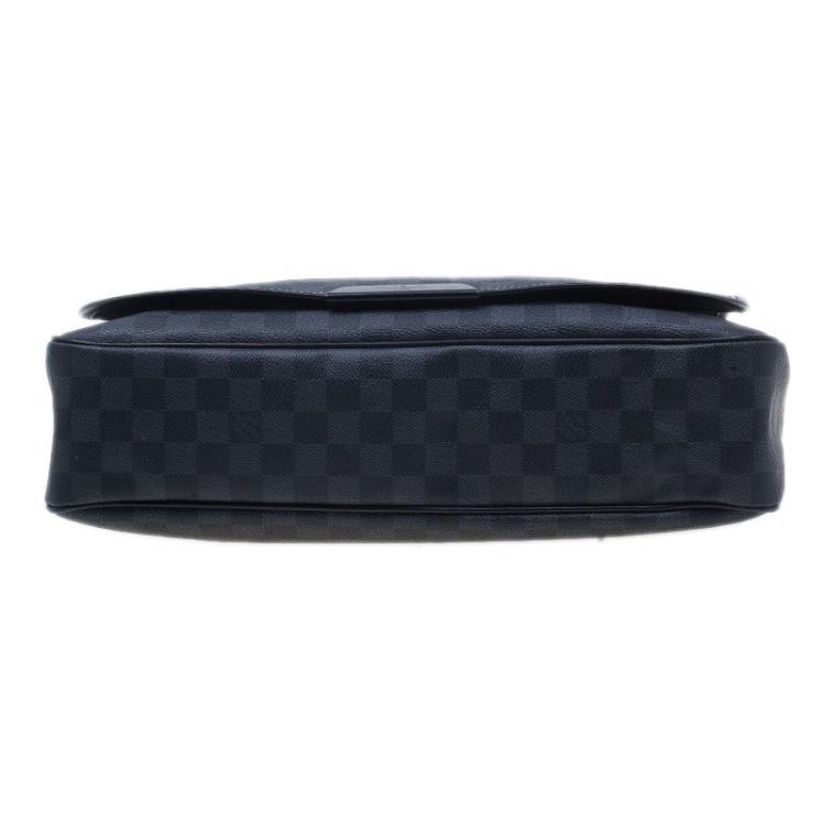 Pre Owned Louis Vuitton Damier Graphite Renzo Messenger Bag