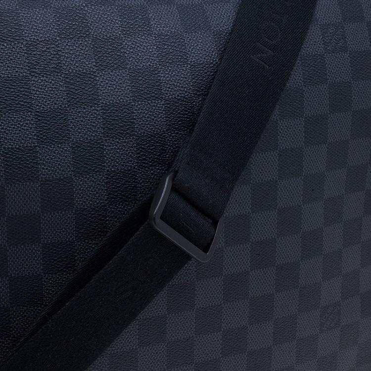 Pre Owned Louis Vuitton Damier Graphite Renzo Messenger Bag