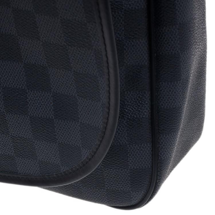 Pre Owned Louis Vuitton Damier Graphite Renzo Messenger Bag