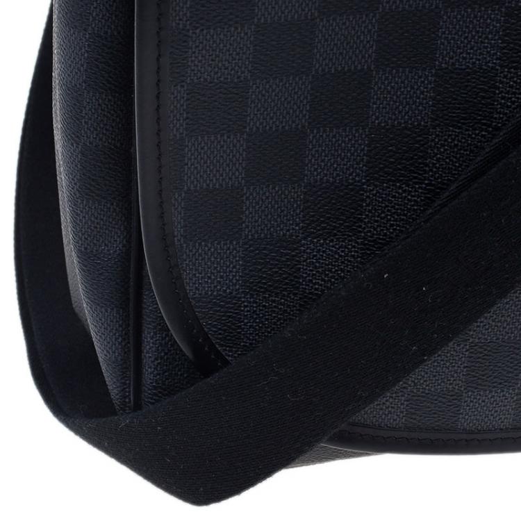 Pre Owned Louis Vuitton Damier Graphite Renzo Messenger Bag