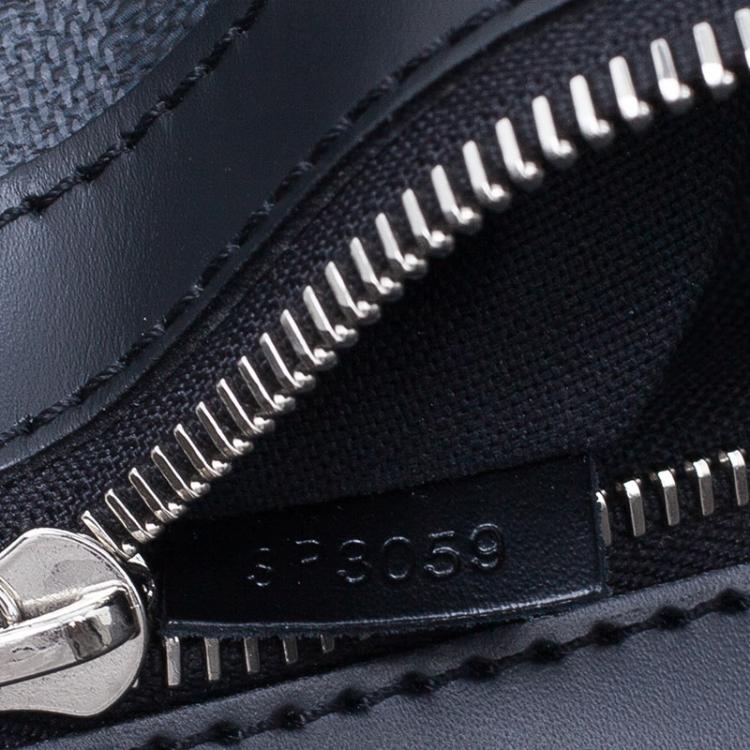 Pre Owned Louis Vuitton Damier Graphite Renzo Messenger Bag