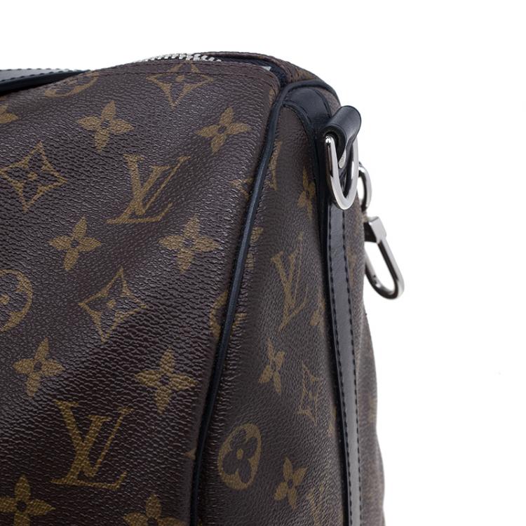 Pre Owned Louis Vuitton Monogram Macassar Canvas Keepall 45