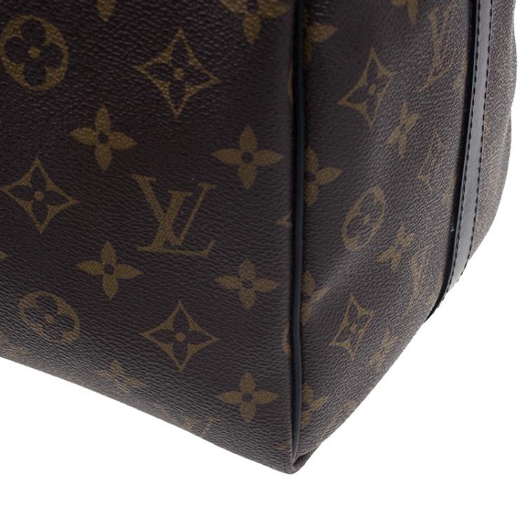 Pre Owned Louis Vuitton Monogram Macassar Canvas Keepall 45