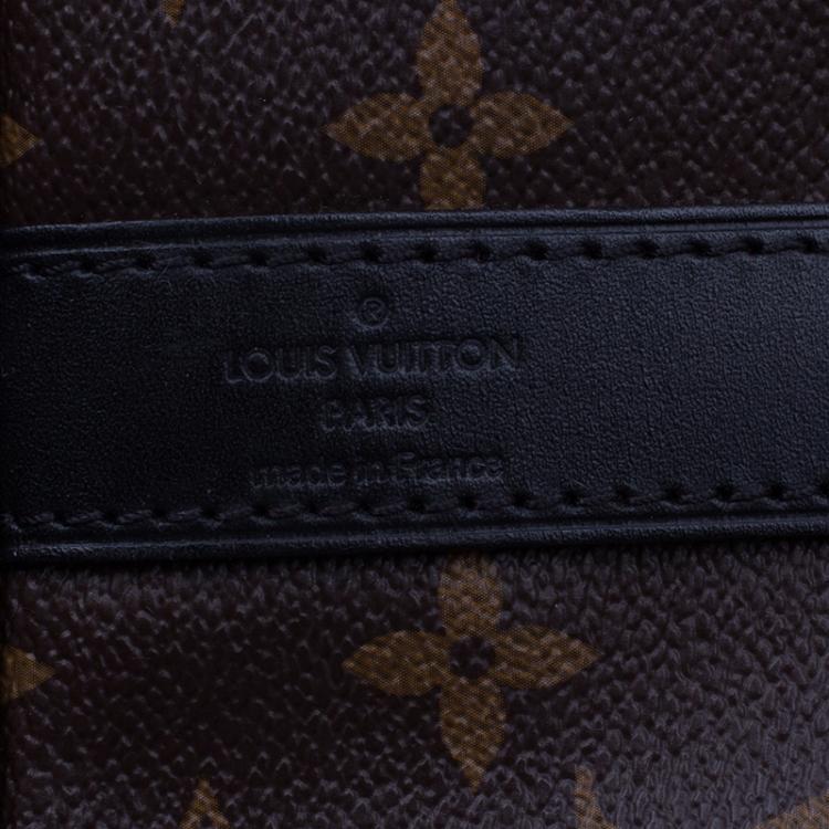 Pre Owned Louis Vuitton Monogram Macassar Canvas Keepall 45