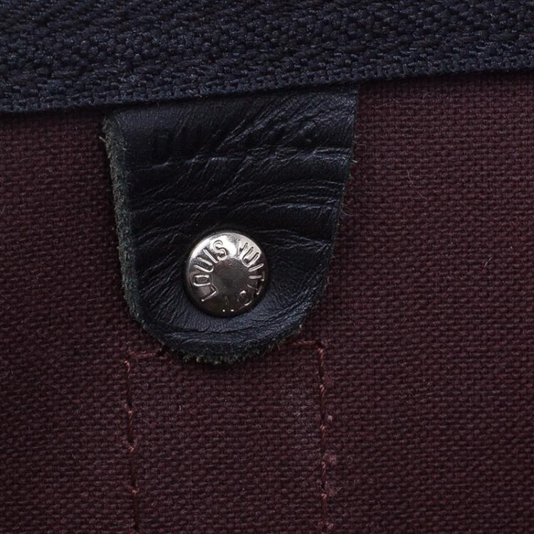 Pre Owned Louis Vuitton Monogram Macassar Canvas Keepall 45