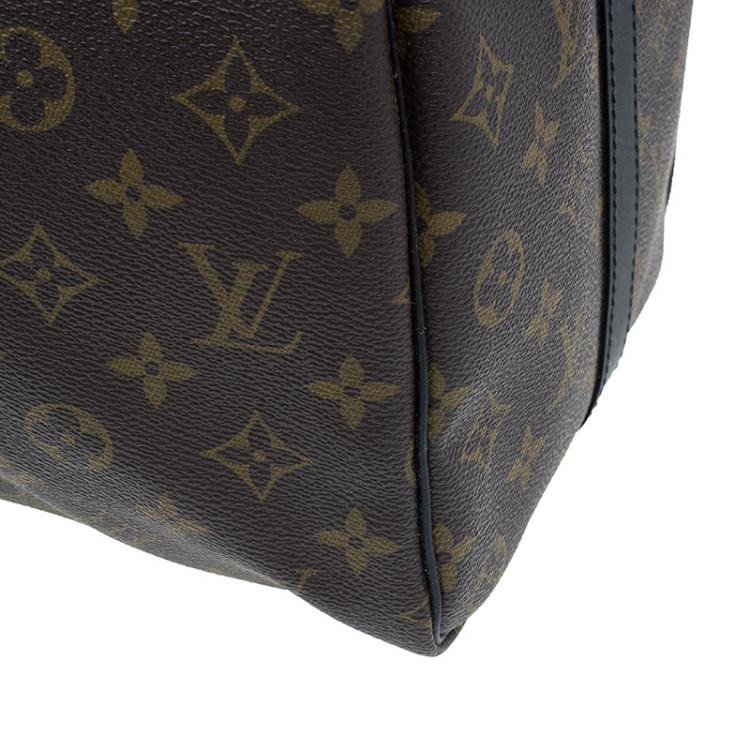 Pre Owned Louis Vuitton Monogram Canvas Macassar Keepall Bandouliere 45