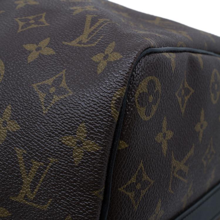 Pre Owned Louis Vuitton Monogram Canvas Macassar Keepall Bandouliere 45