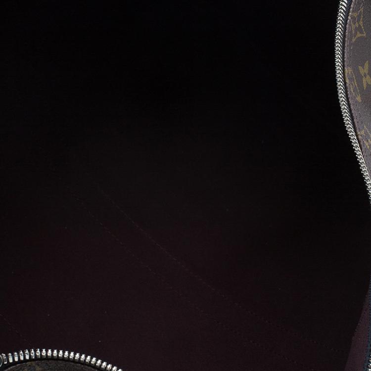 Pre Owned Louis Vuitton Monogram Canvas Macassar Keepall Bandouliere 45