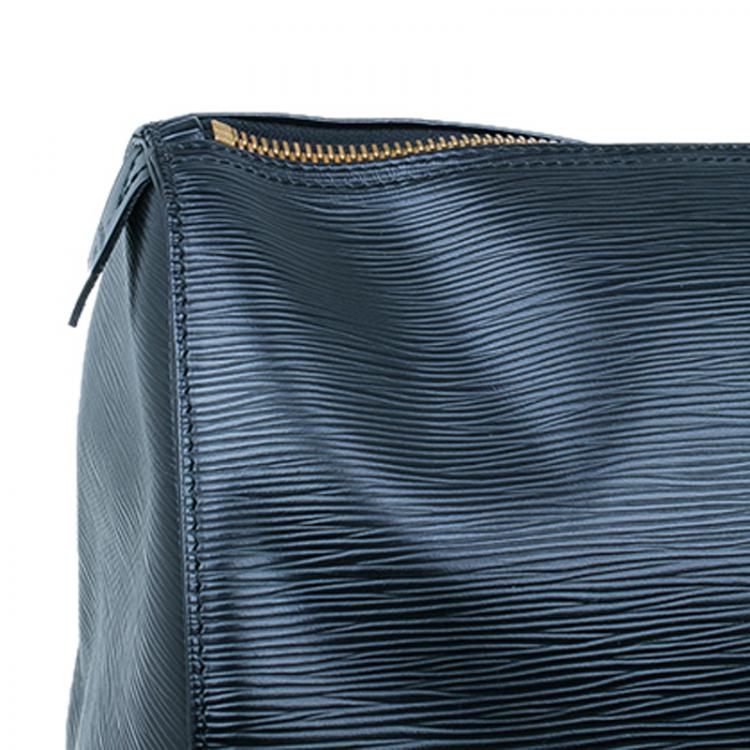مملوكة مسبقًا Louis Vuitton Black Epi Keepall 50 Travel Boston Bag