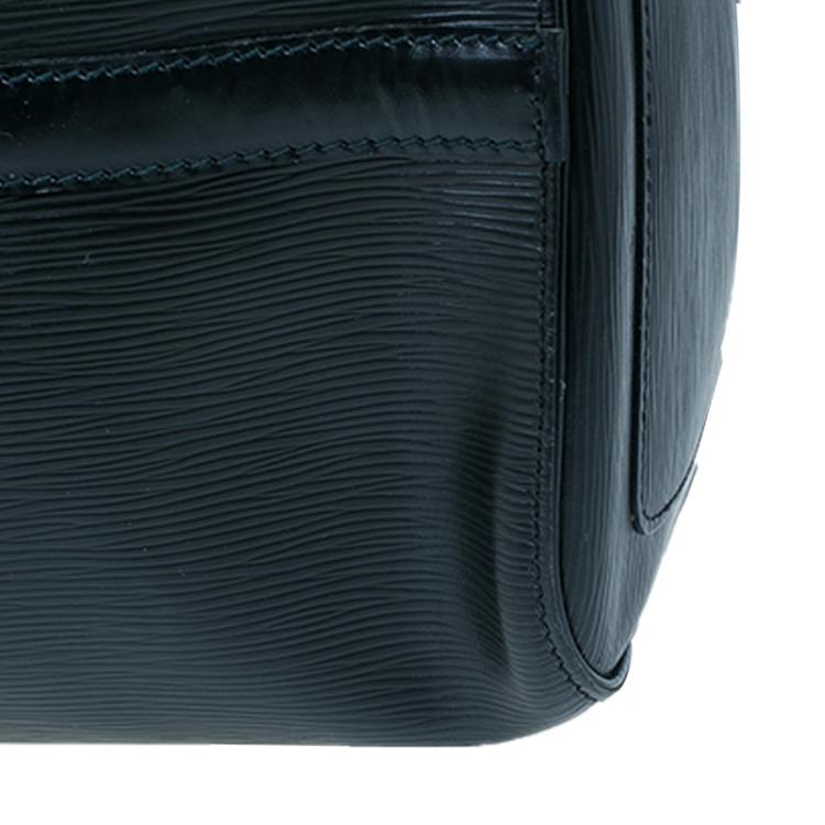 مملوكة مسبقًا Louis Vuitton Black Epi Keepall 50 Travel Boston Bag