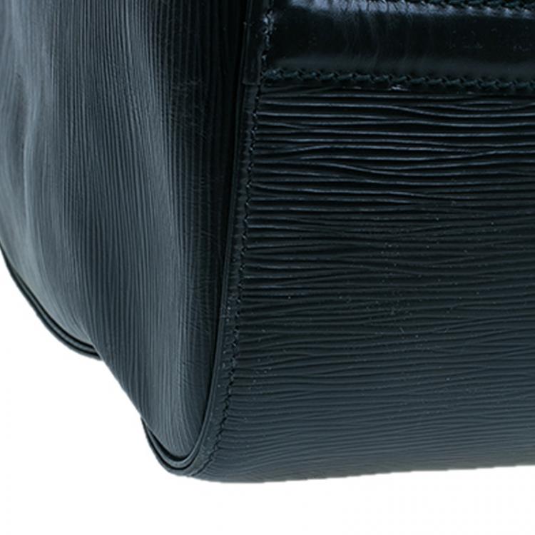 مملوكة مسبقًا Louis Vuitton Black Epi Keepall 50 Travel Boston Bag