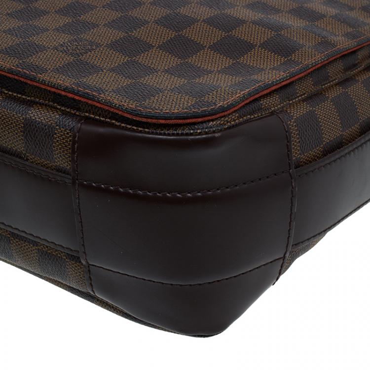 Pre Owned Louis Vuitton Damier Ebene Canvas Bastille Messenger Bag