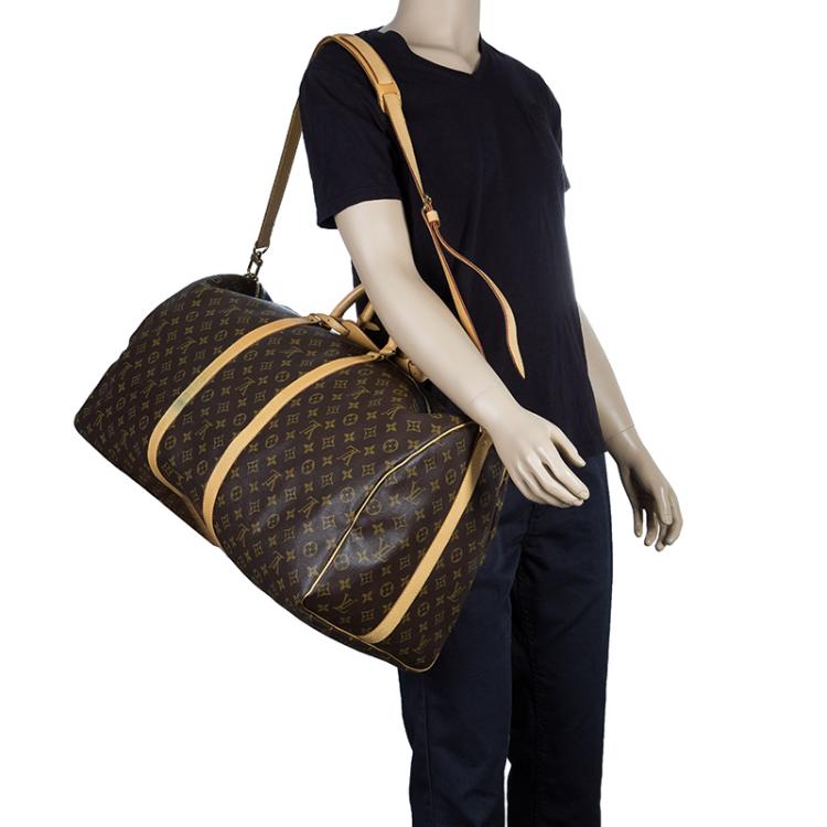 Pre Owned Louis Vuitton Monogram Canvas Keepall Bandouliere 60