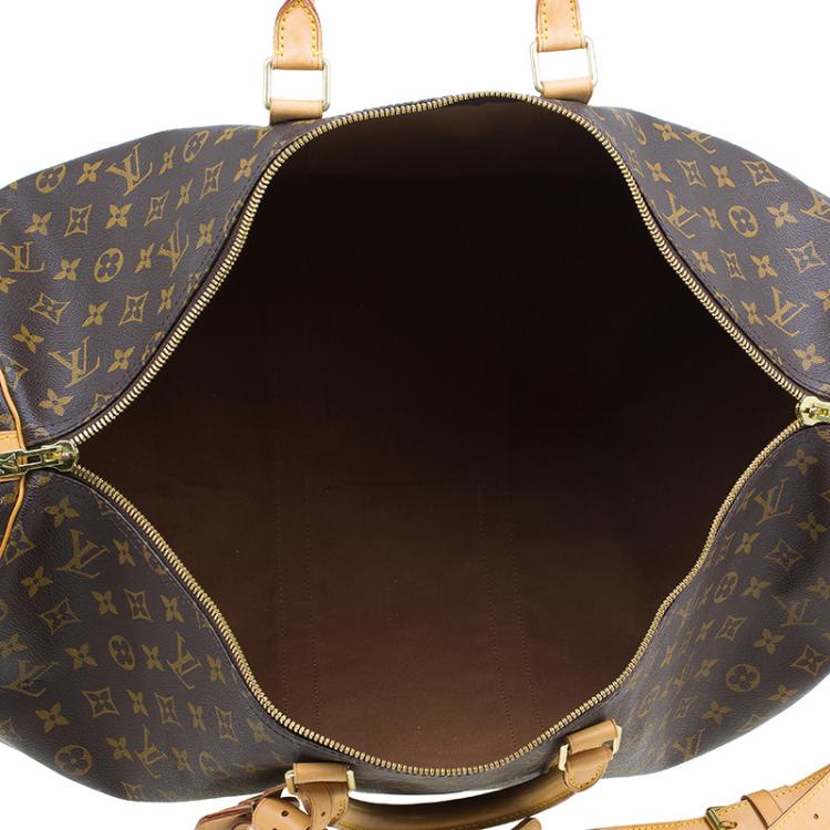 Pre Owned Louis Vuitton Monogram Canvas Keepall Bandouliere 55