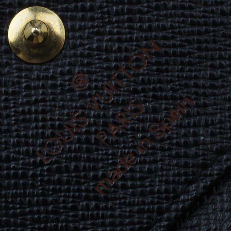Pre Owned Louis Vuitton Black Epi Leather Business Card Holder
