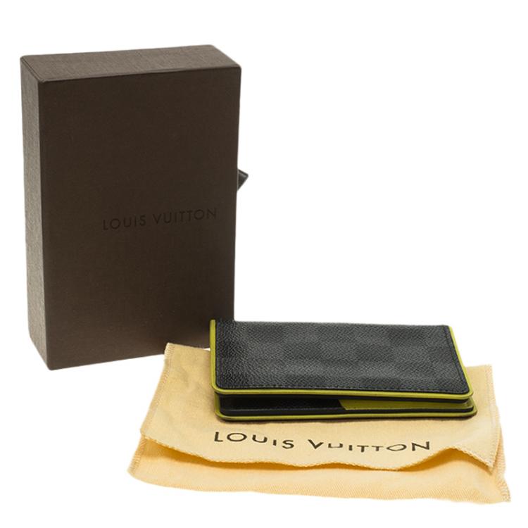 Pre Owned Louis Vuitton Damier Graphite Pocket Organizer