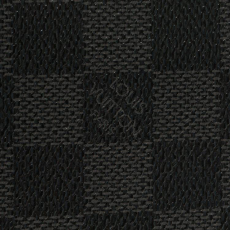 Pre Owned Louis Vuitton  Damier Graphite Canvas Brazza Flap Wallet
