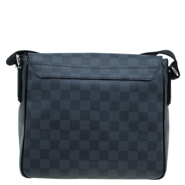 Pre Owned Louis Vuitton Damier Graphite Canvas District PM Bag