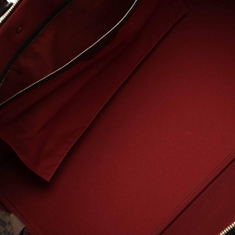 Pre Owned Louis Vuitton Damier Ebene Canvas Greenwich GM Bag