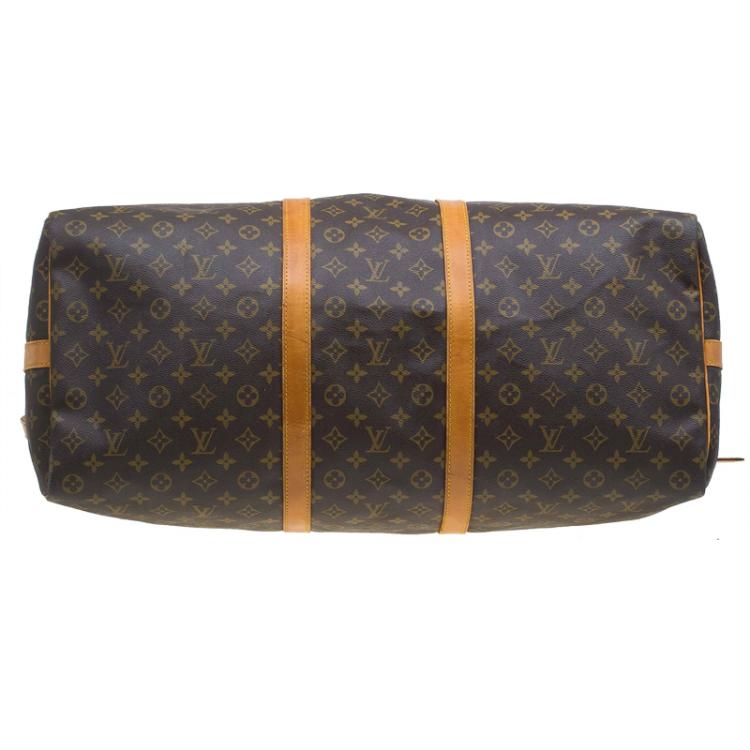 Pre Owned Louis Vuitton Monogram Canvas Keepall Bandouliere 60 