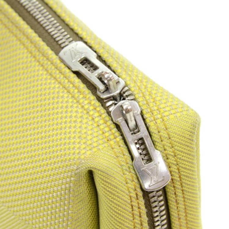 Pre Owned Louis Vuitton Jaune Damier Geant Limited Edition LV Cup Weatherly Bag