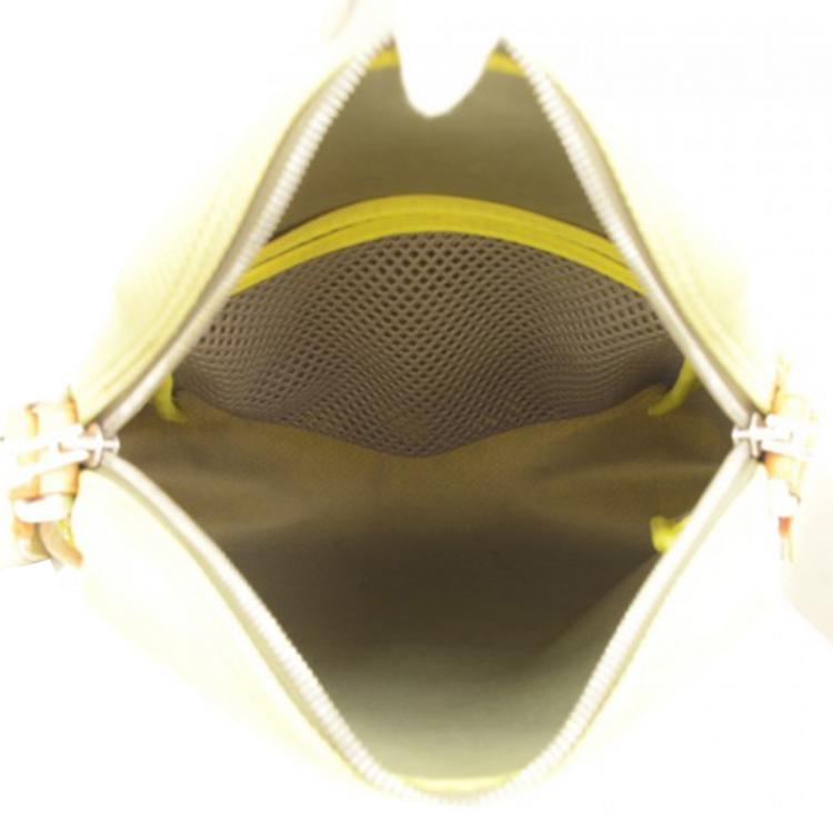 Pre Owned Louis Vuitton Jaune Damier Geant Limited Edition LV Cup Weatherly Bag