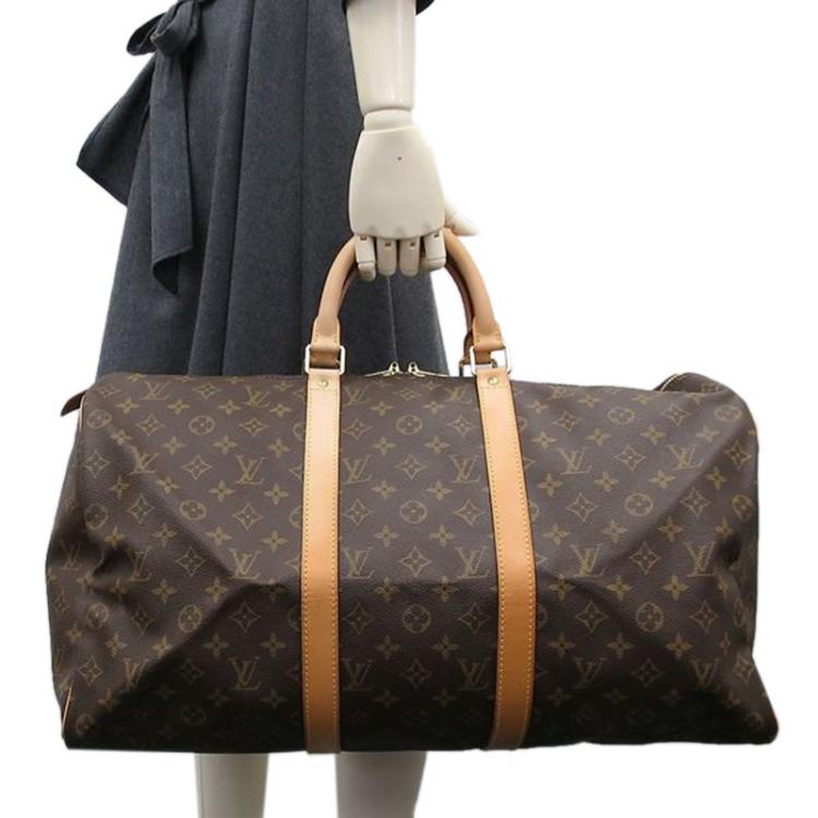 Pre Owned Louis Vuitton Monogram Canvas Keepall 50