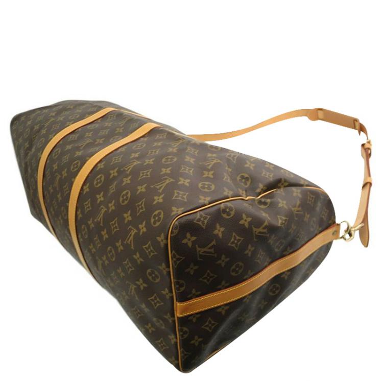Pre Owned Louis Vuitton Monogram Canvas Keepall Bandouliere 60